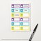 Avery No-Iron Fabric Name Labels, Cute Animals Preprinted Designs, Handwrite-Only, 2-Pack, 48 Preprinted Labels (21958)